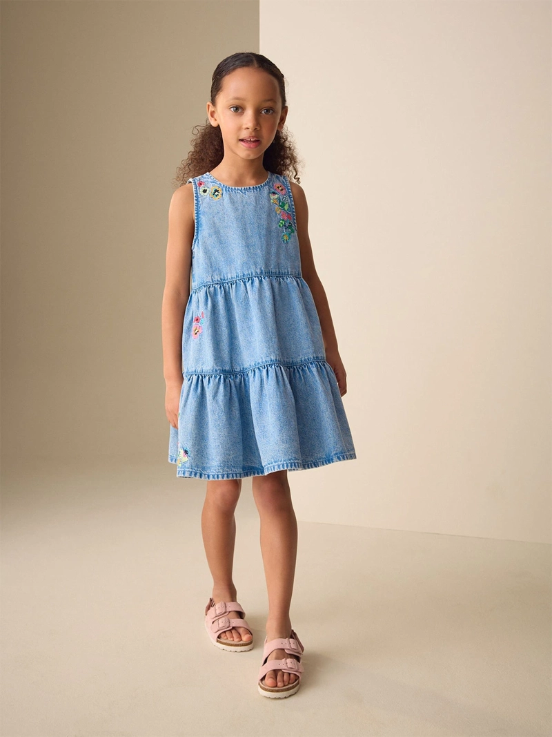 VESTIDO NIÑA NEXT ALGODÓN
