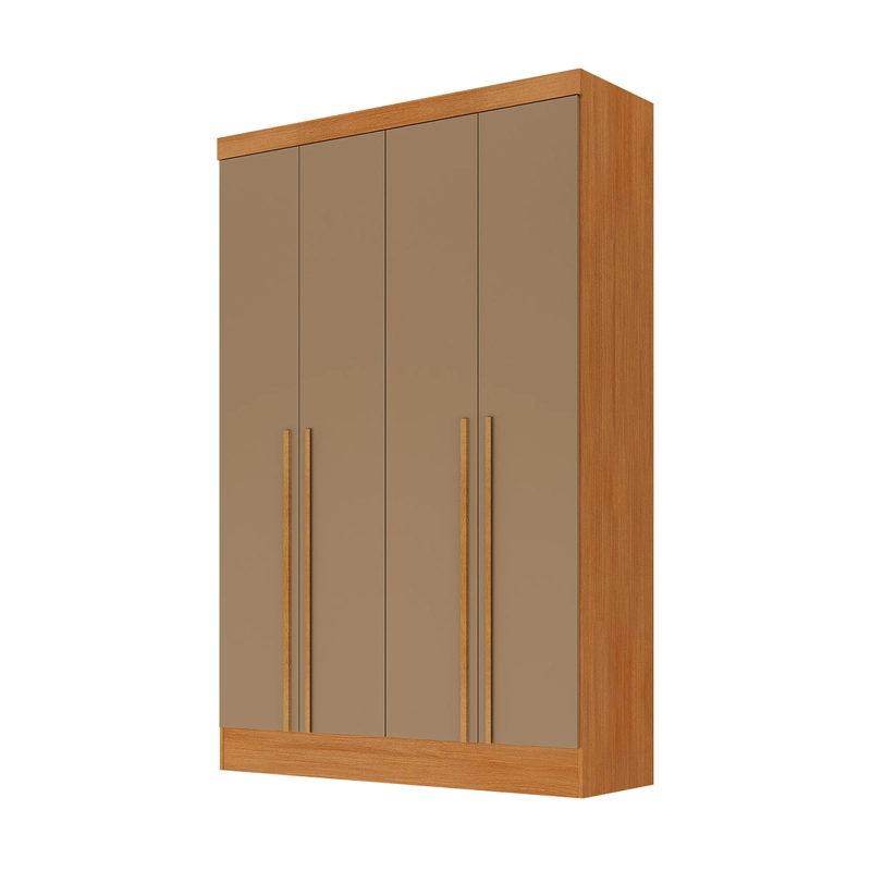 CLOSET DI PORETTI DESIGN NEW CRETA 4 PUERTAS 3 CAJONES CAFÉ