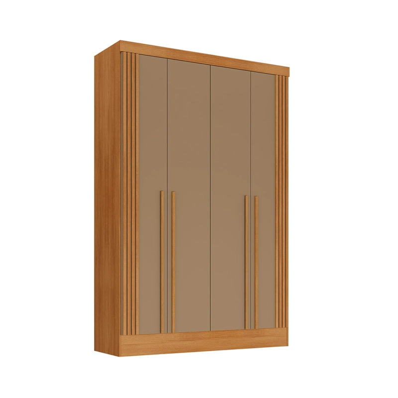 CLOSET DI PORETTI DESIGN NEW FUJI 4 PUERTAS 3 CAJONES CAFÉ