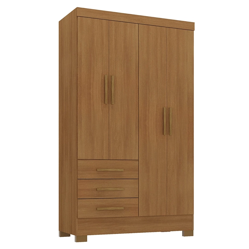 CLOSET DI PORETTI DESIGN PARATY 4 PUERTAS 3 CAJONES CAFÉ