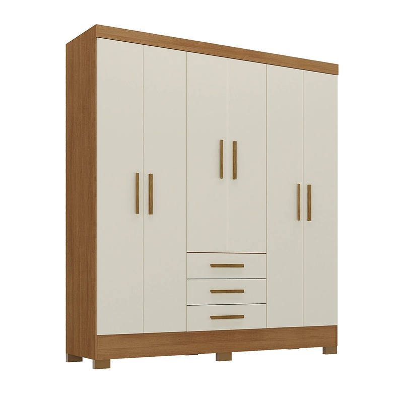 CLOSET DI PORETTI DESIGN ITACARE 6 PUERTAS 3 CAJONES CAFÉ