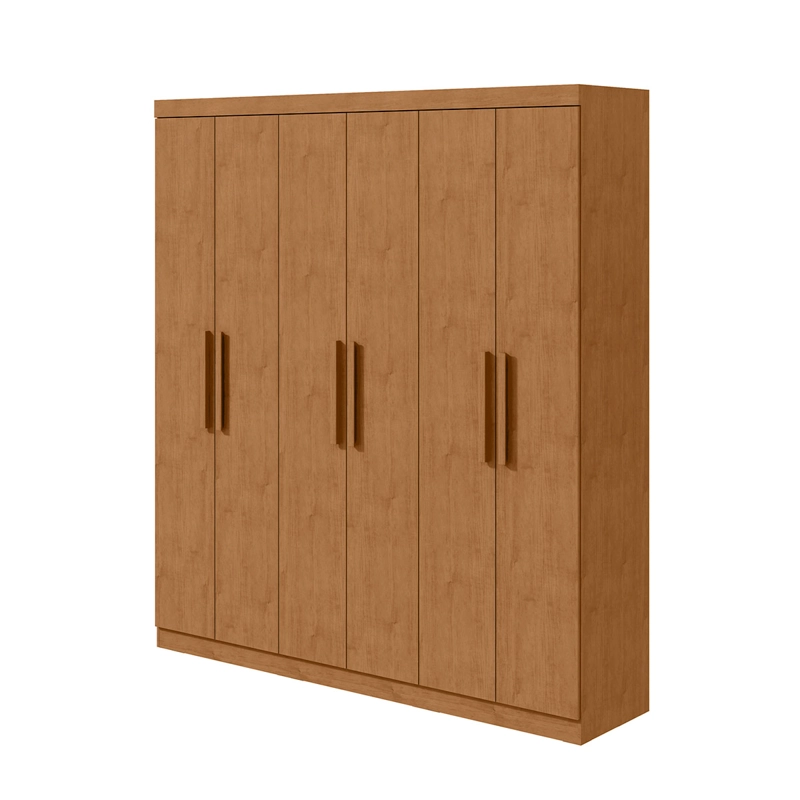 CLOSET DI PORETTI DESIGN JAZZ 6 PUERTAS 3 CAJONES CAFÉ - 1