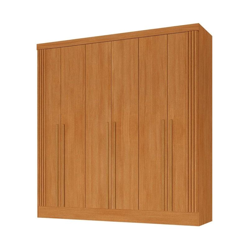 CLOSET DI PORETTI DESIGN NEW BALI 6 PUERTAS 3 CAJONES CAFÉ