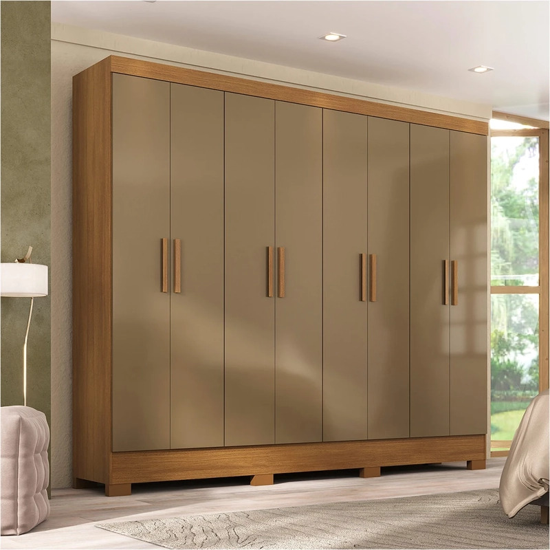 CLOSET DI PORETTI DESIGN ANDORRA 8 PUERTAS 4 CAJONES CAFÉ - 4