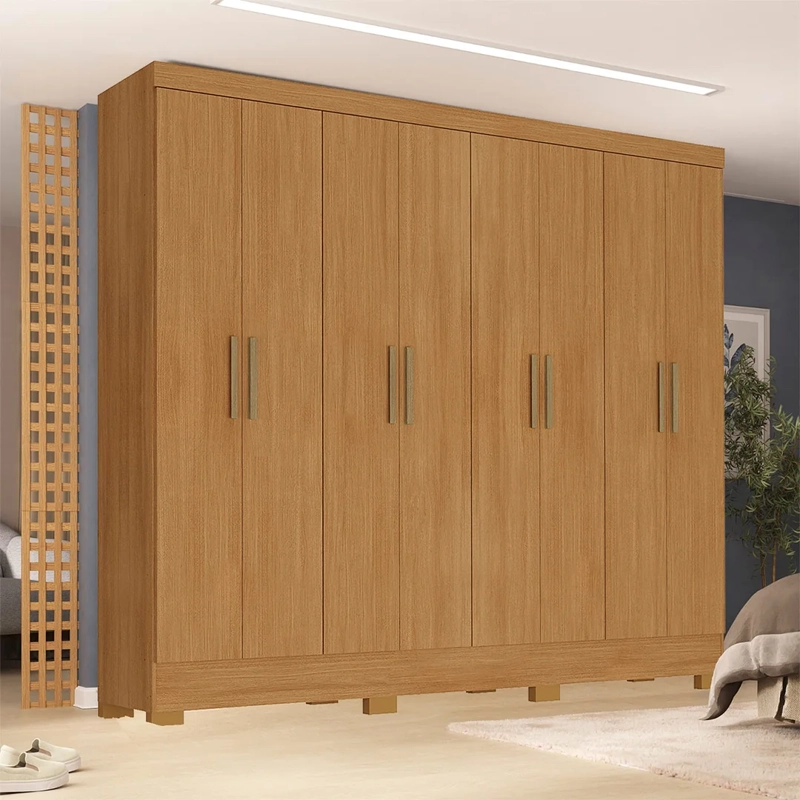 CLOSET DI PORETTI DESIGN ANDORRA 8 PUERTAS 4 CAJONES CAFÉ - 4