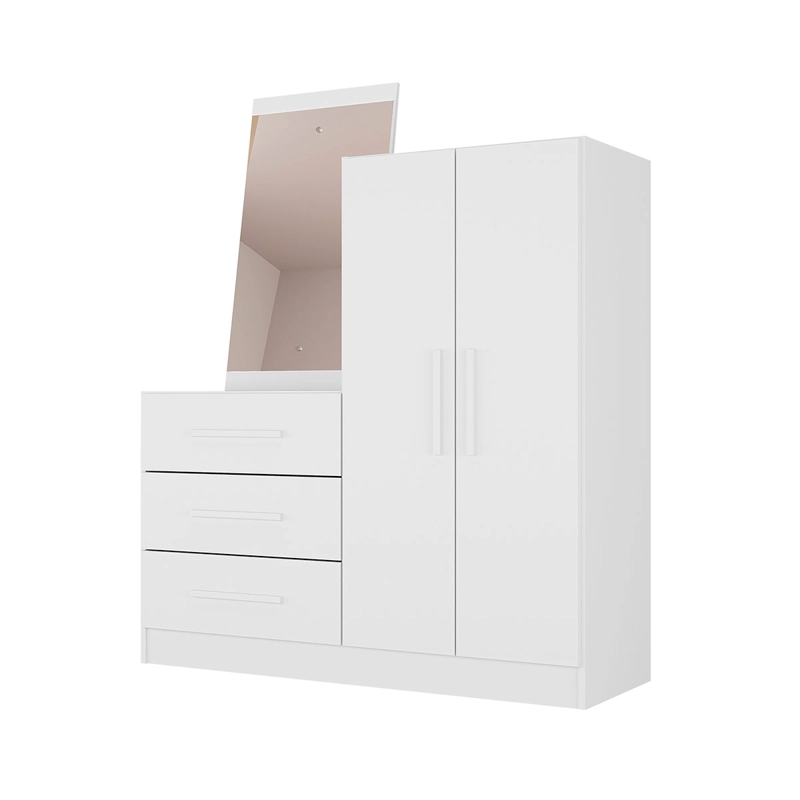 CÓMODA DI PORETTI DESIGN DUNAS 2 PUERTA 3 CAJONES CAFÉ