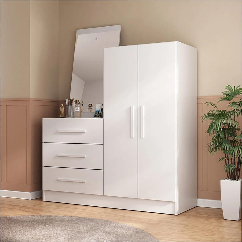 CÓMODA DI PORETTI DESIGN DUNAS 2 PUERTA 3 CAJONES CAFÉ - 3