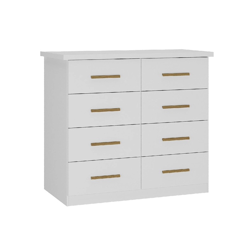 CÓMODA DI PORETTI DESIGN MAGNUNS 8 CAJONES BLANCO