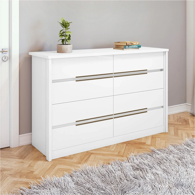 CÓMODA DI PORETTI DESIGN URBAN 8 CAJONES BLANCO - 1