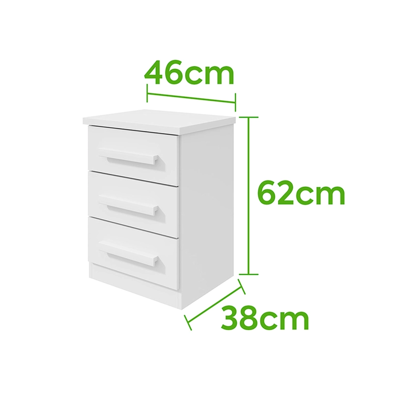 VELADOR DI PORETTI DESIGN BAIAO 3 CAJONES BLANCO - 4