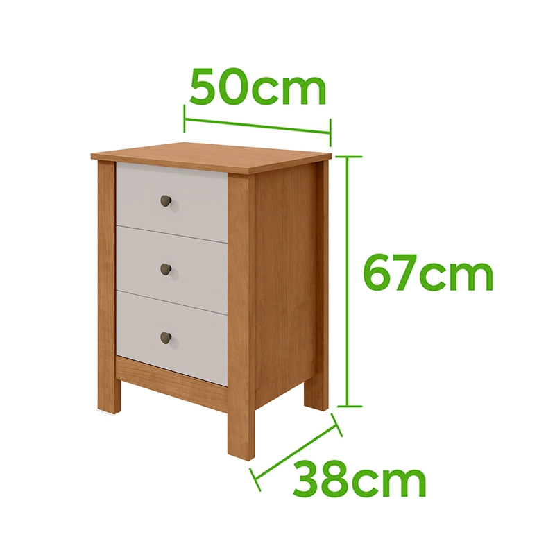 VELADOR DI PORETTI DESIGN MAGGIORE 3 CAJONES CAFÉ/BLANCO+ - 4