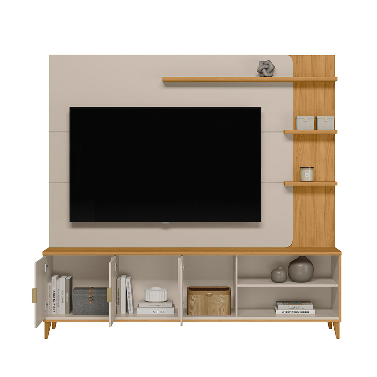 CENTRO DE ENTRETENIMIENTO DI PORETTI DESIGN NAPOLI 3 PUERTAS 70" - 3