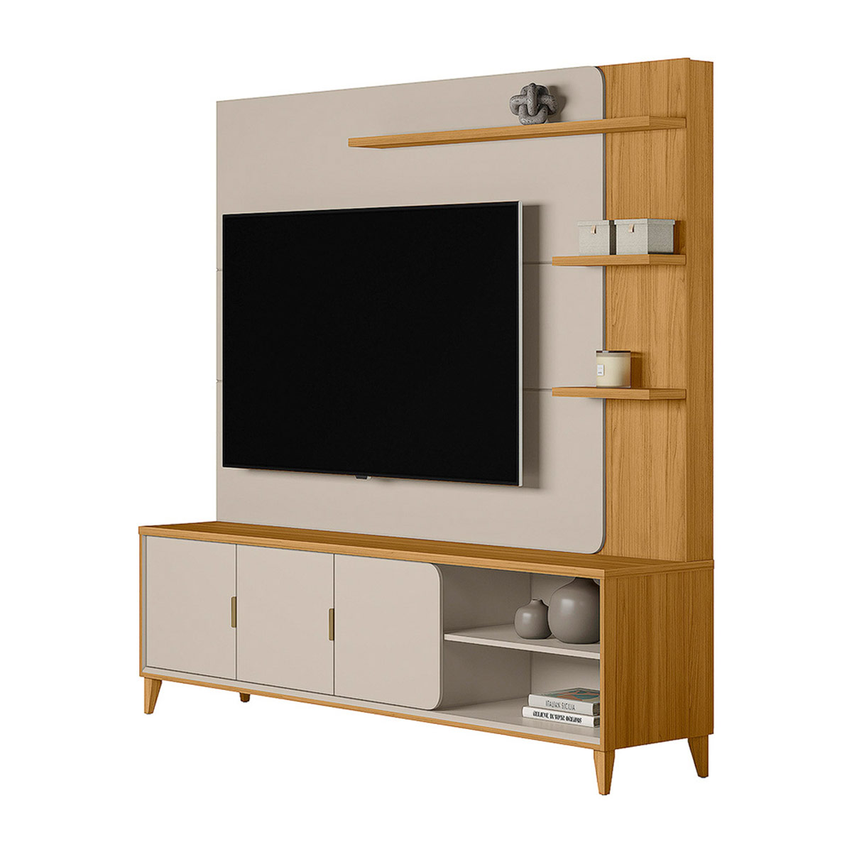 CENTRO DE ENTRETENIMIENTO DI PORETTI DESIGN NAPOLI 3 PUERTAS 70" - 4