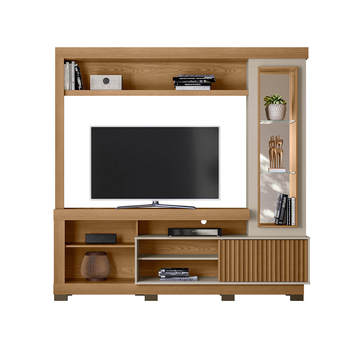 CENTRO DE ENTRETENIMIENTO DI PORETTI DESIGN NEW BAHIA 1 PUERTA 60" - 2
