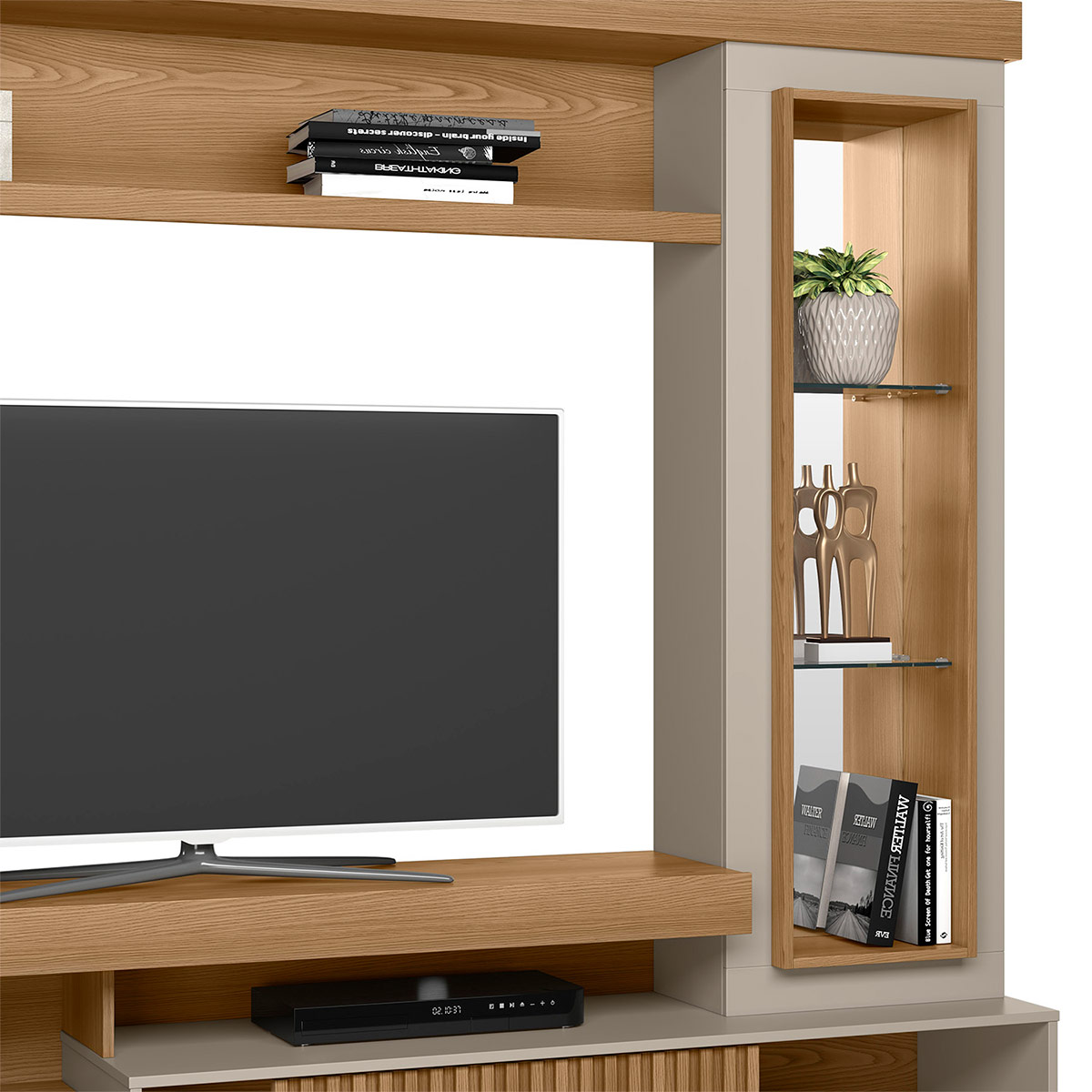 CENTRO DE ENTRETENIMIENTO DI PORETTI DESIGN NEW BAHIA 1 PUERTA 60" - 4