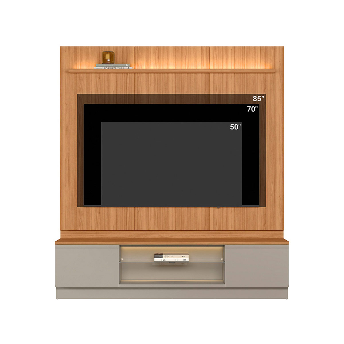 CENTRO DE ENTRETENIMIENTO DI PORETTI DESIGN MAGNUS 2 CAJONES 75" - 3