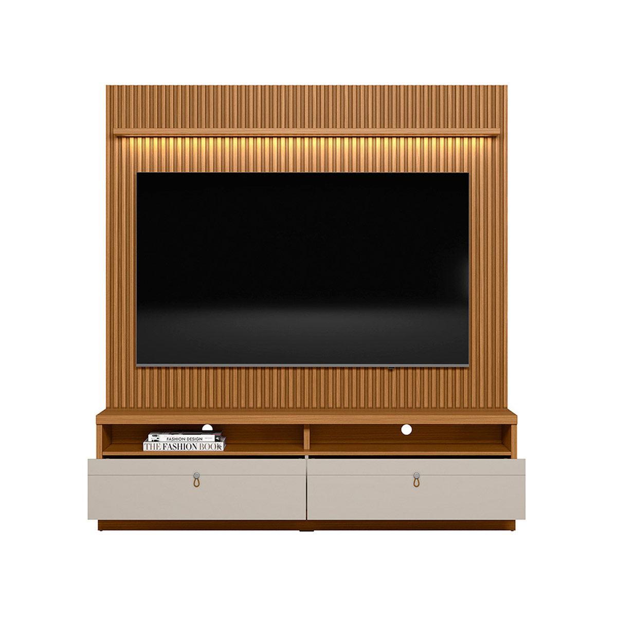 CENTRO DE ENTRETENIMIENTO DI PORETTI DESIGN OURO 2 CAJONES 75" - 2