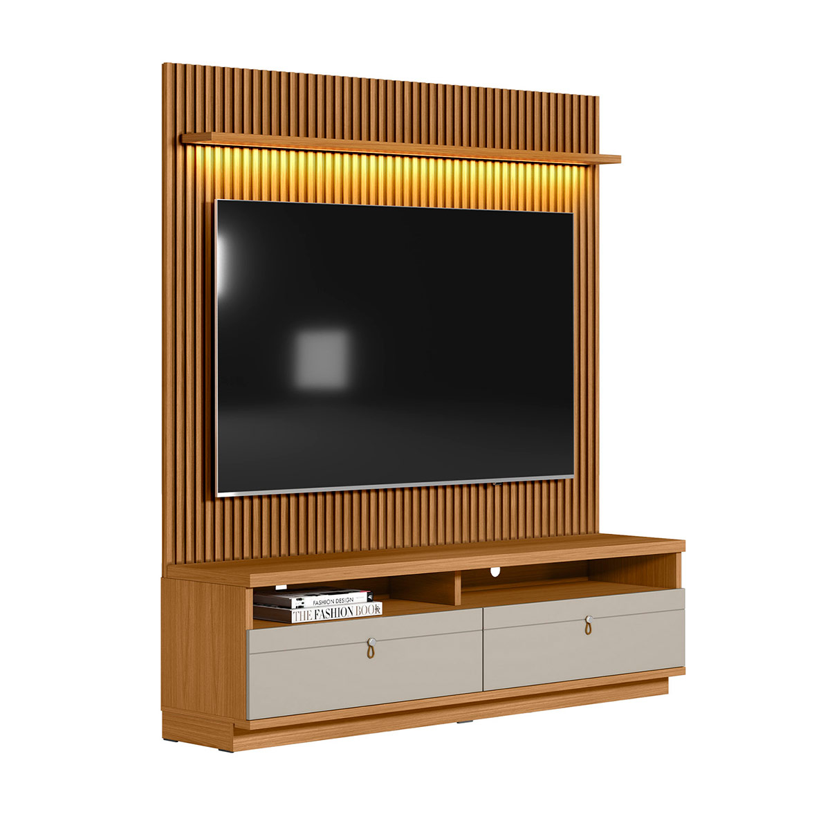 CENTRO DE ENTRETENIMIENTO DI PORETTI DESIGN OURO 2 CAJONES 75" - 3