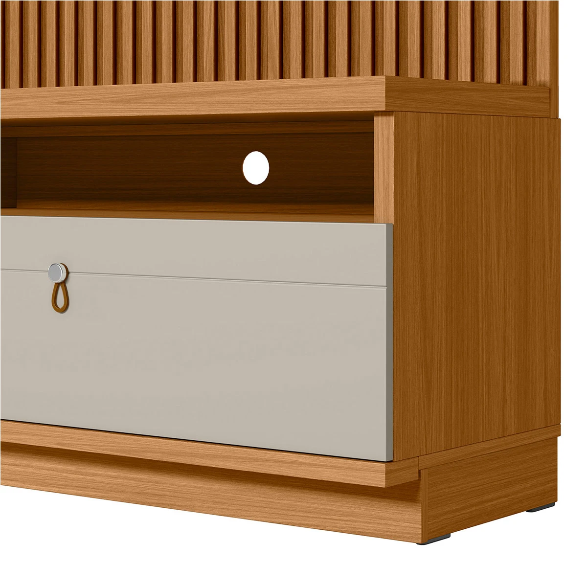 CENTRO DE ENTRETENIMIENTO DI PORETTI DESIGN OURO 2 CAJONES 75" - 4