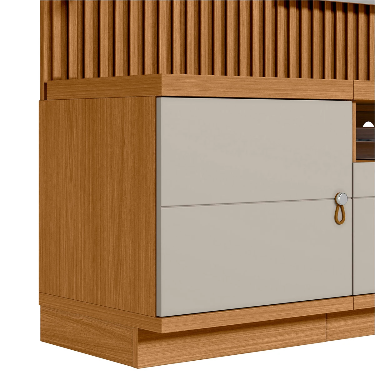 CENTRO DE ENTRETENIMIENTO DI PORETTI DESIGN OURO 1 PUERTA 2 CAJONES 75" - 5