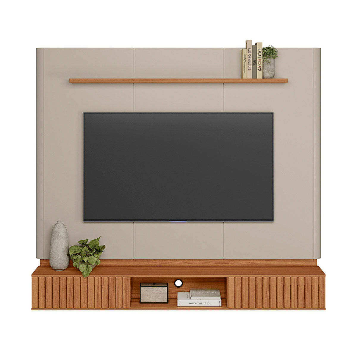 CENTRO DE ENTRETENIMIENTO DI PORETTI DESIGN AMARANTE 2 PUERTAS 70" - 2