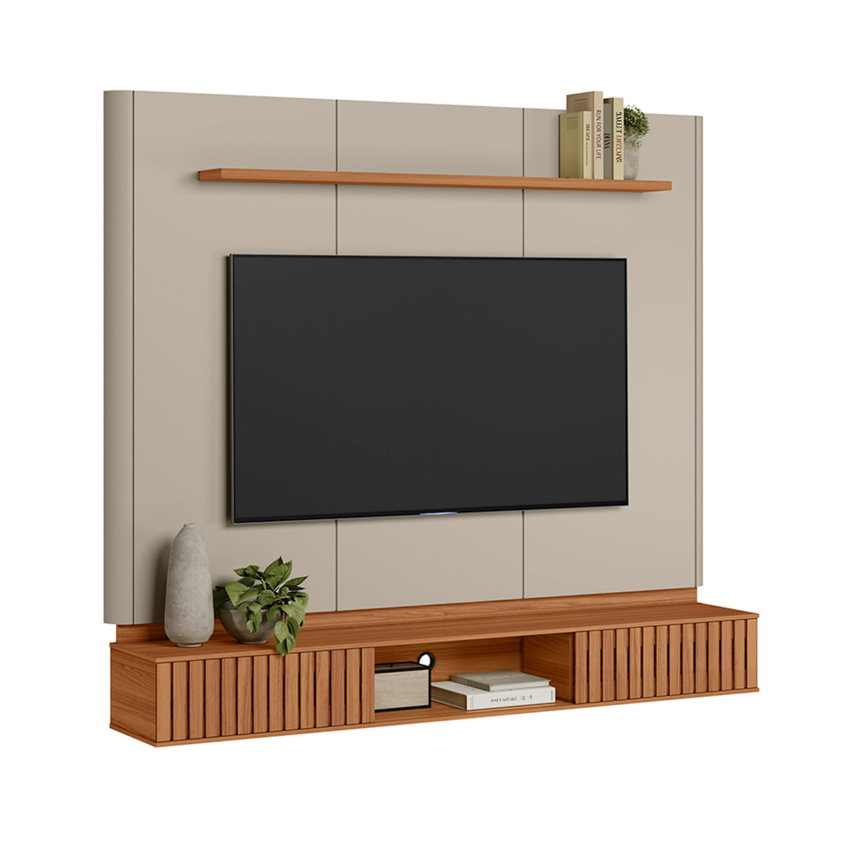 CENTRO DE ENTRETENIMIENTO DI PORETTI DESIGN AMARANTE 2 PUERTAS 70" - 5