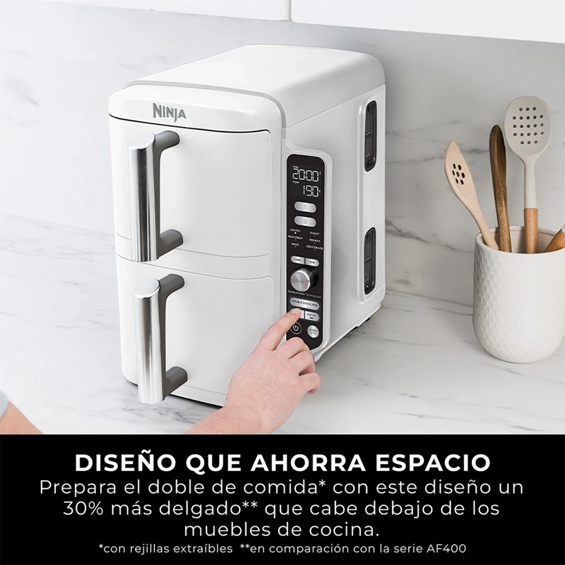 FREIDORA NINJA 9.5L VERTICAL DOUBLE STACK XL SL400EUWH - 7