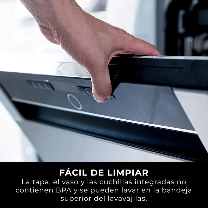 LICUADORA NINJA INDIVIDUAL INALÁMBRICA BLAST MAX BC251EUGY 100W 570ML - 12