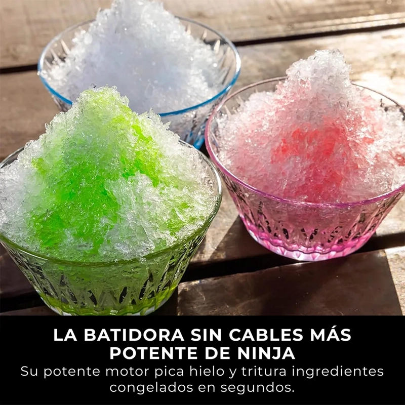 LICUADORA NINJA INDIVIDUAL INALÁMBRICA BLAST MAX BC251EUGY 100W 570ML - 10
