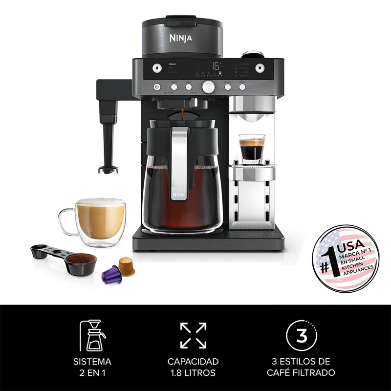 CAFETERA NINJA GOTEO 2 EN 1 PRESTIGE DUALBREW CFN802EU - 4