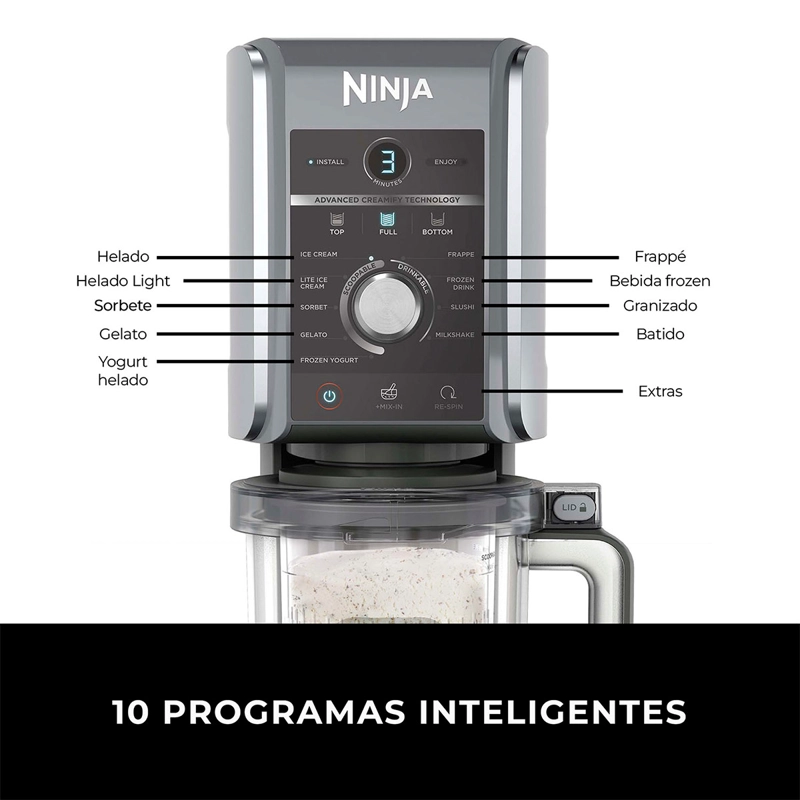 MÁQUINA DE HELADOS NINJA CREAMI DELUXE NC501EU - 6