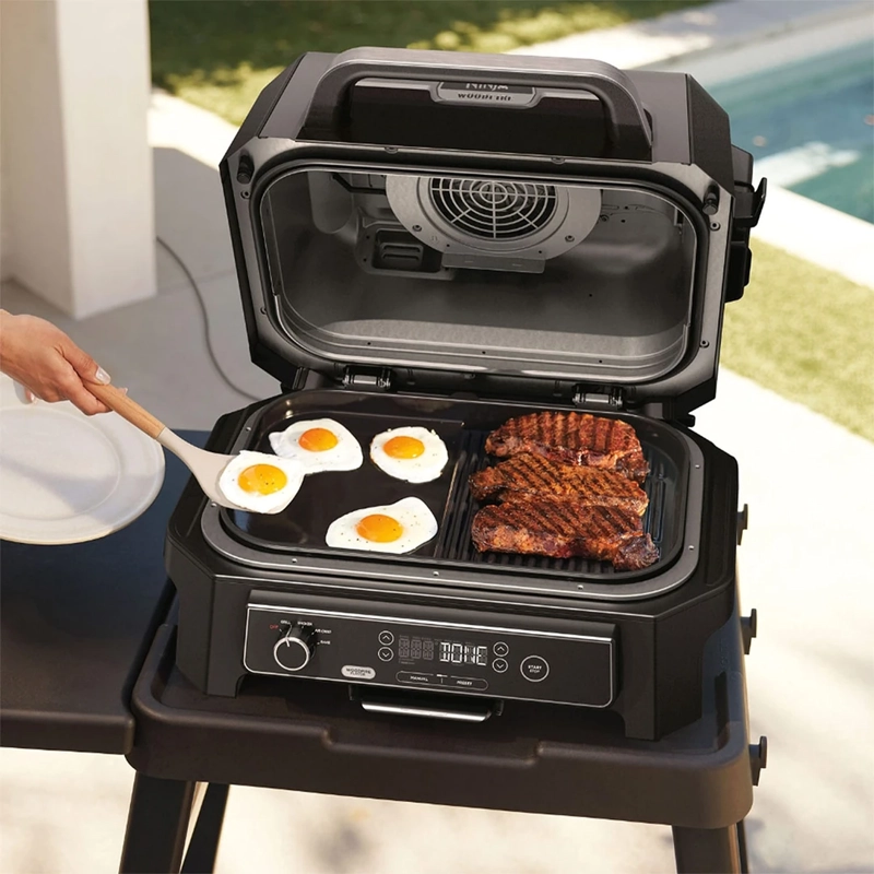 PARRILLA ELÉCTRICA NINJA WOODFIRE PRO XL OG850EU - 3