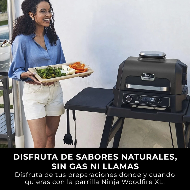 PARRILLA ELÉCTRICA NINJA WOODFIRE PRO XL OG850EU - 8