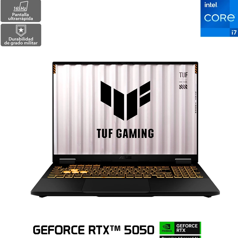 NOTEBOOK ASUS TUF GAMING F16 FX608JHR-RV078W INTEL CORE I7 16GB 512GB SSD NVIDIA RTX 5050 16” - 1