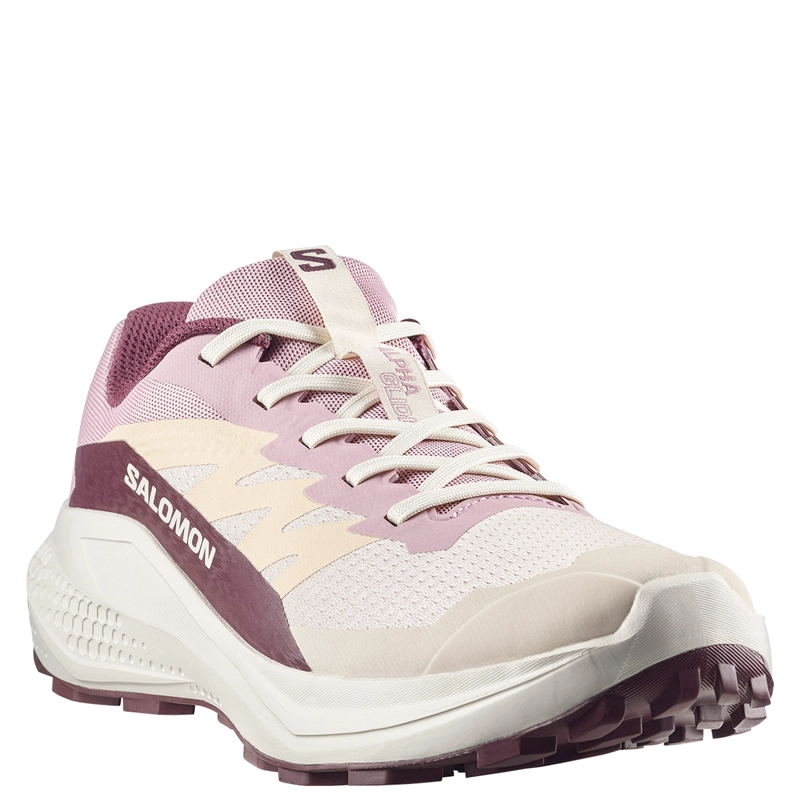 ZAPATILLAS MUJER SALOMON TRAIL RUNNING CREMA ALPHAGLIDE - 2
