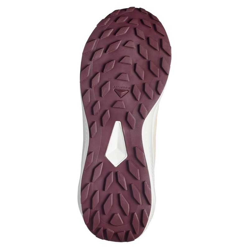 ZAPATILLAS MUJER SALOMON TRAIL RUNNING CREMA ALPHAGLIDE - 6