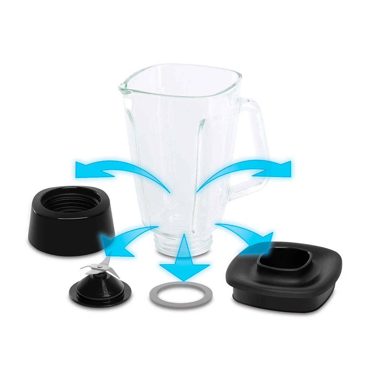 LICUADORA MOULINEX LM2788V0 500W 1.75L - 4