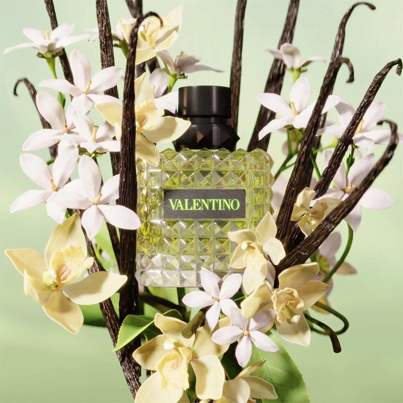 PERFUME MUJER VALENTINO BORN IN ROMA DONNA GREEN STRAVAGANZA EDP 10ML - 3