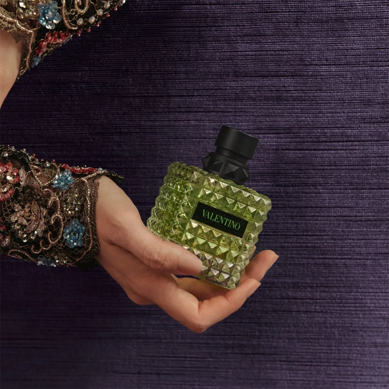 PERFUME MUJER VALENTINO BORN IN ROMA DONNA GREEN STRAVAGANZA EDP 10ML - 4