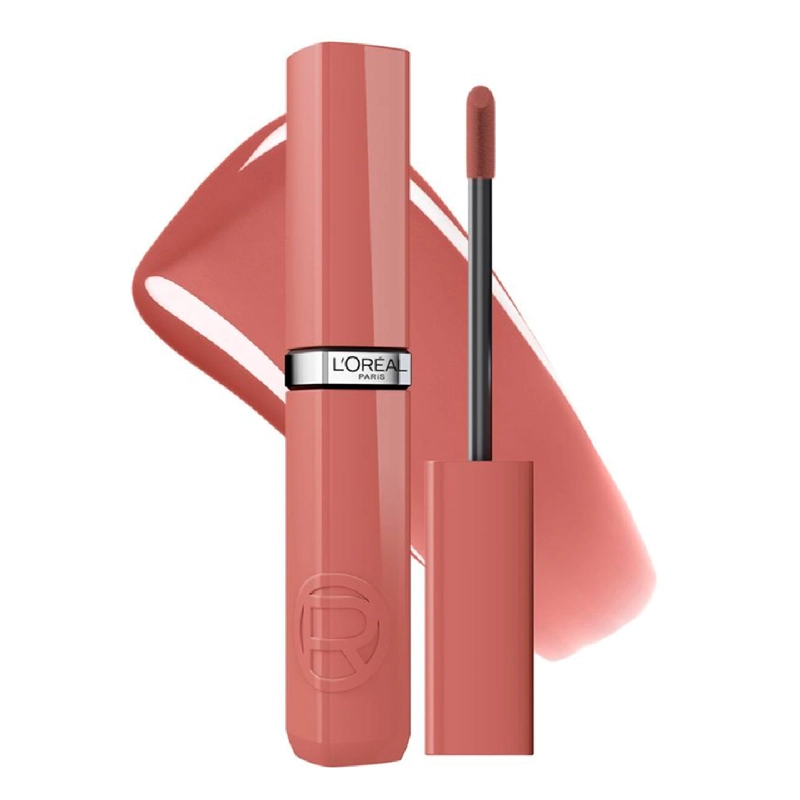 LABIAL LOREAL INFALLIBLE LAQUE RESIST SMOKED ROSE - 2