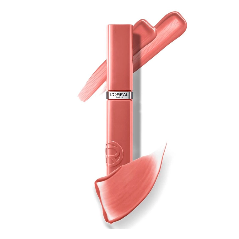 LABIAL LOREAL INFALLIBLE LAQUE RESIST SMOKED ROSE - 4