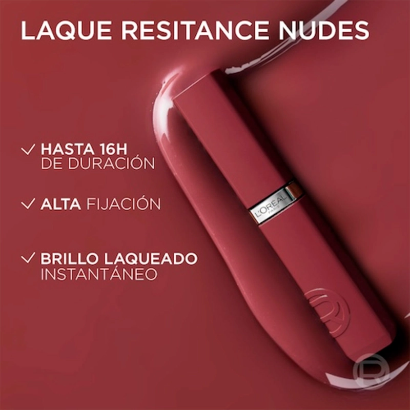 LABIAL LOREAL INFALLIBLE LAQUE RESIST ROSE AFFAIR - 6