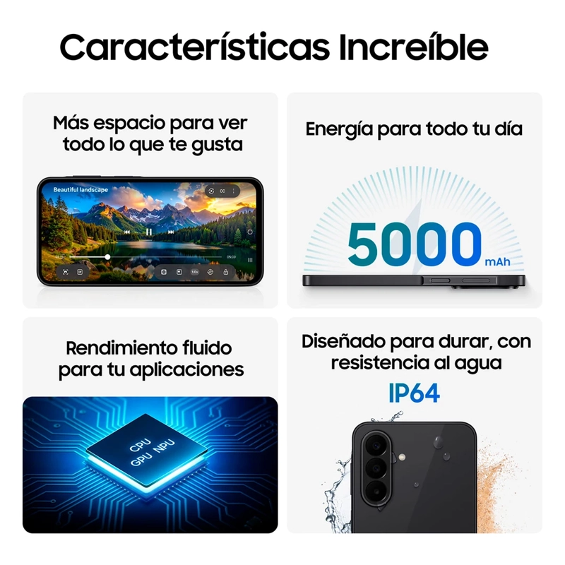 SMARTPHONE SAMSUNG GALAXY A27 5G 128GB 6GB RAM 50MP 6.7” - 6
