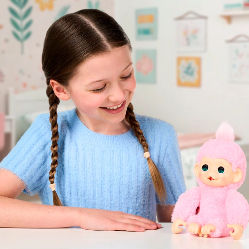PELUCHE LITTLE LIVE PETS BABY MONEKY LUNA LEMON - 3