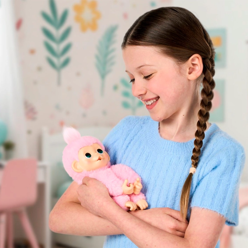 PELUCHE LITTLE LIVE PETS BABY MONEKY LUNA LEMON - 4