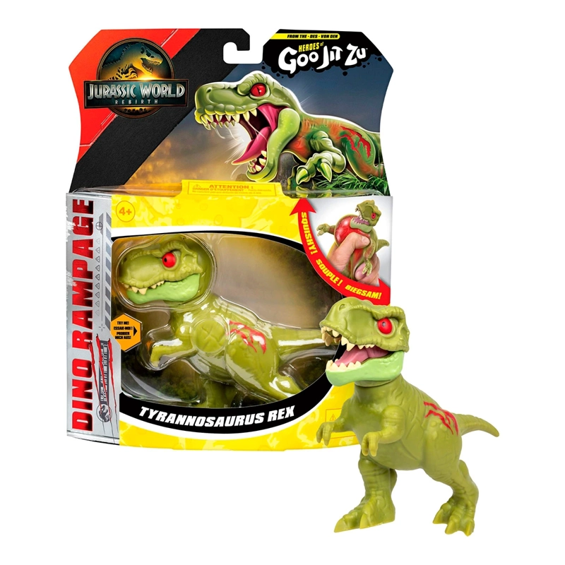 FIGURA DE ACCIÓN GOO JIT ZU JURASSIC TYRANNOSAURU REX - 1