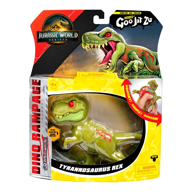 FIGURA DE ACCIÓN GOO JIT ZU JURASSIC TYRANNOSAURU REX - 4