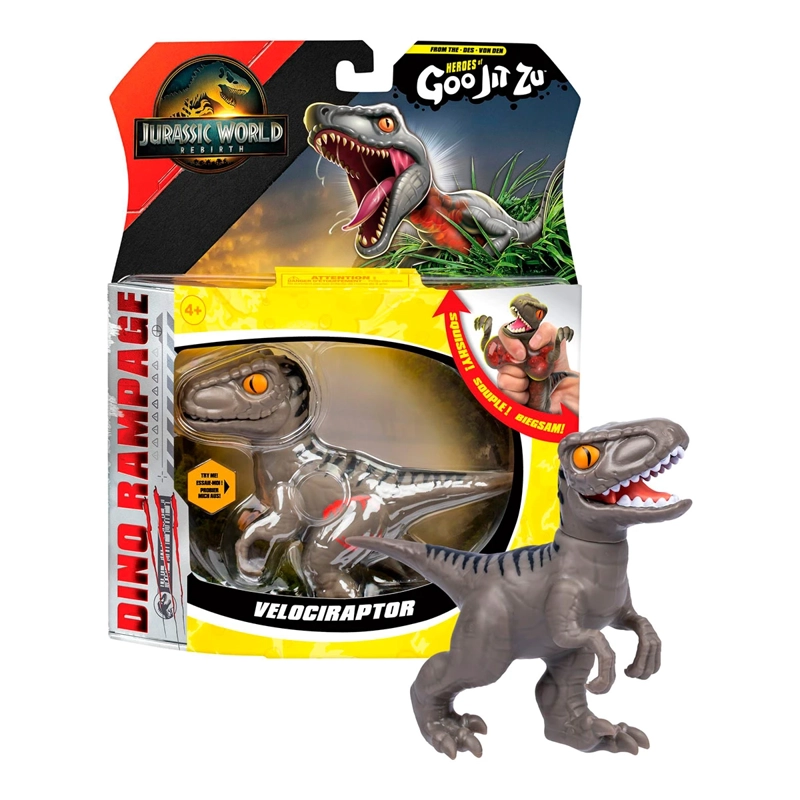 FIGURA DE ACCIÓN GOO JIT ZU JURASSIC VELOCIRAPTOR - 1