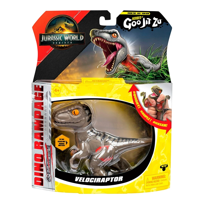 FIGURA DE ACCIÓN GOO JIT ZU JURASSIC VELOCIRAPTOR - 4