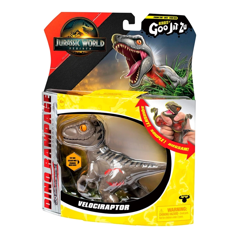 FIGURA DE ACCIÓN GOO JIT ZU JURASSIC VELOCIRAPTOR - 5